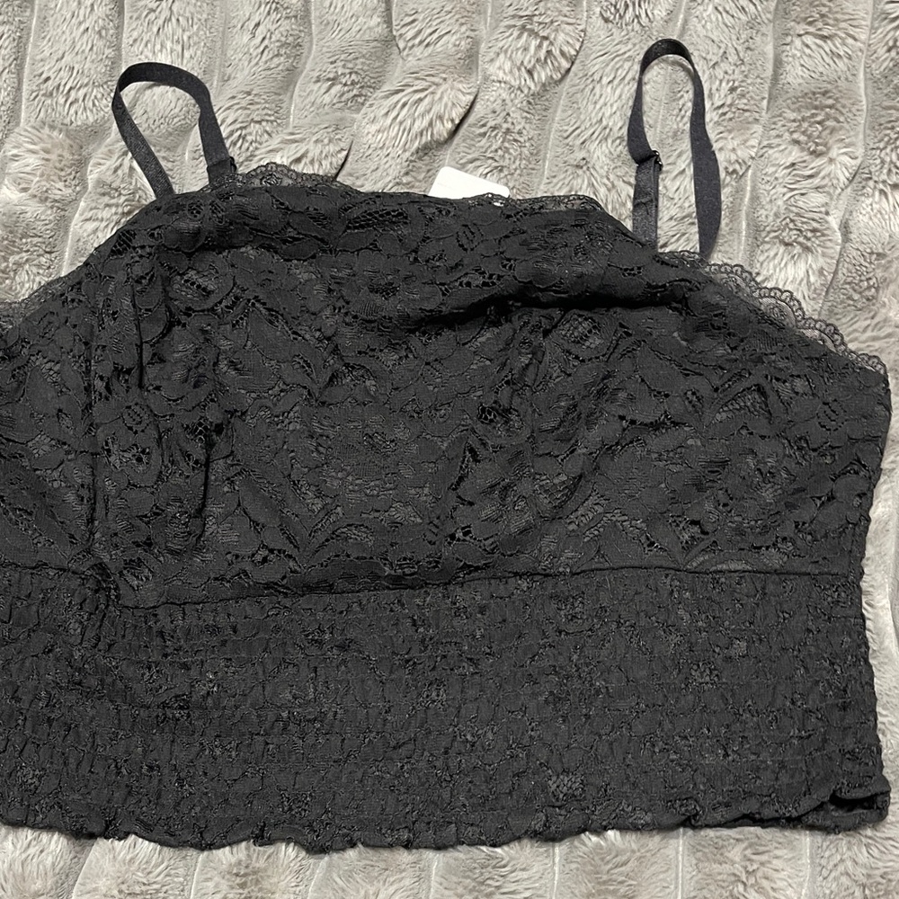 Torrid Black Lace Camisole Top
